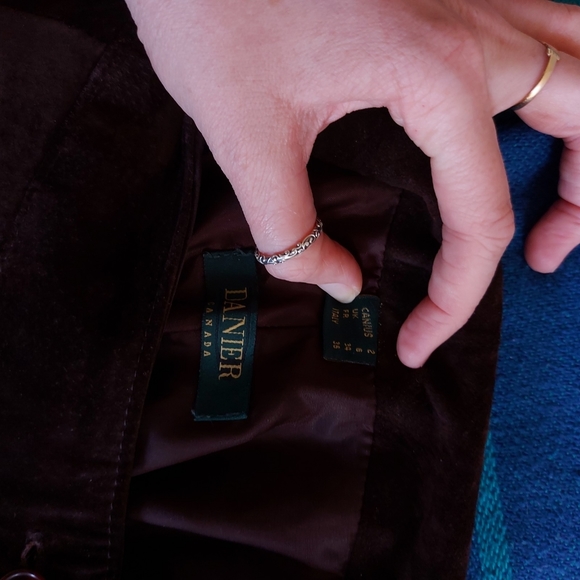 Vintage Danier Suede/Leather Pants - Picture 7 of 8